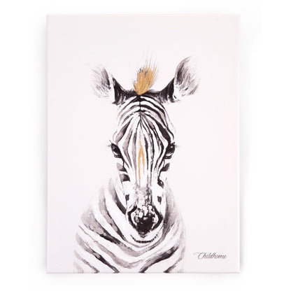 Childhome Oil Painting Zebra Head