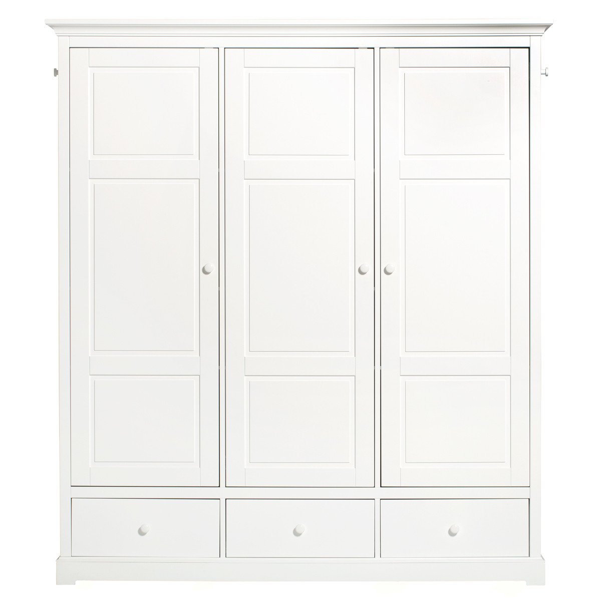 Oliver Furniture - Seaside Wardrobe 3 Door - Scandibørn