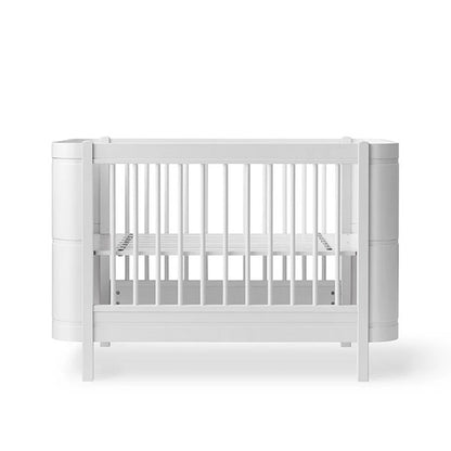Oliver Furniture Wood Mini+ Cot Bed excl. Junior Kit - White (0-3 Years)