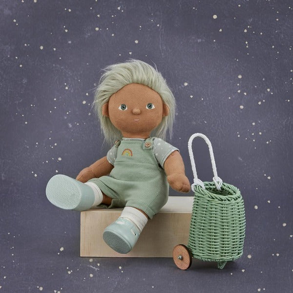 Olli Ella Mini Doll Luggy in Mint - Scandibørn