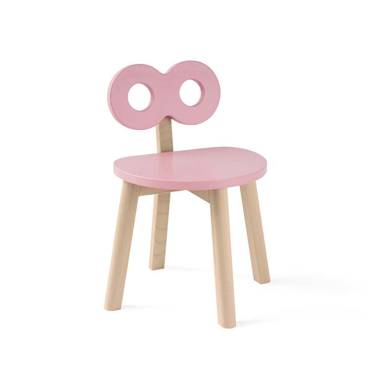 Ooh Noo Double-O Chair in Pink - Scandibørn