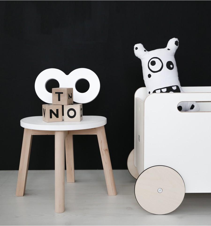 Ooh Noo Double-O Chair in White - Scandibørn