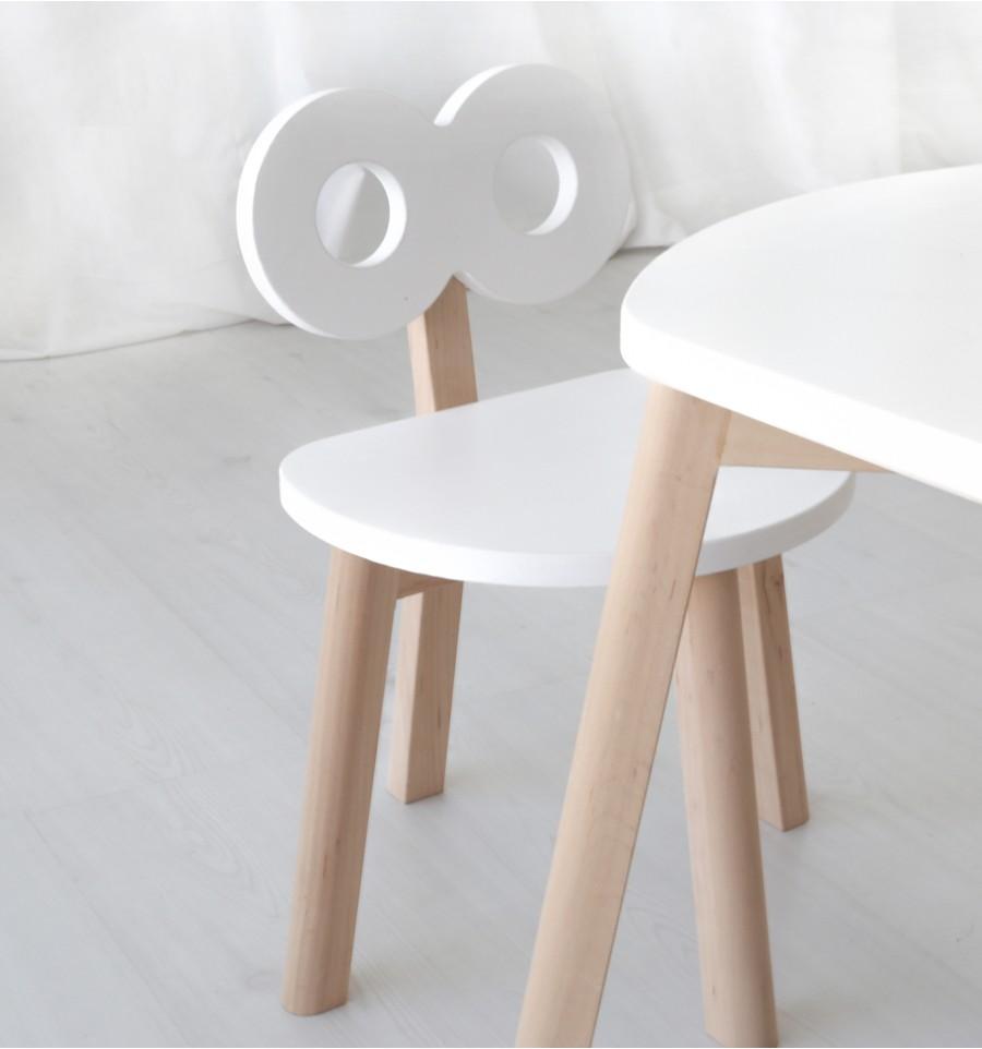 Ooh Noo Double-O Chair in White - Scandibørn