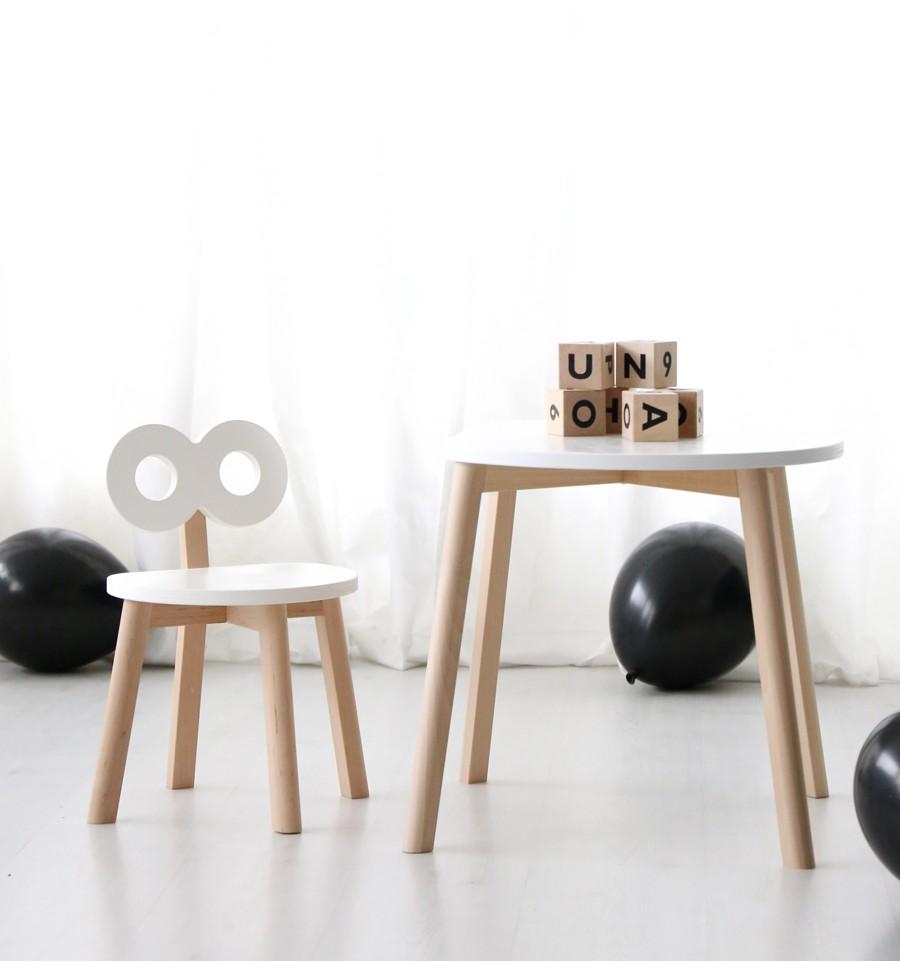 Ooh Noo Half Moon Table in White - Scandibørn