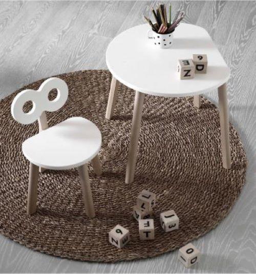 Ooh Noo Half Moon Table in White - Scandibørn
