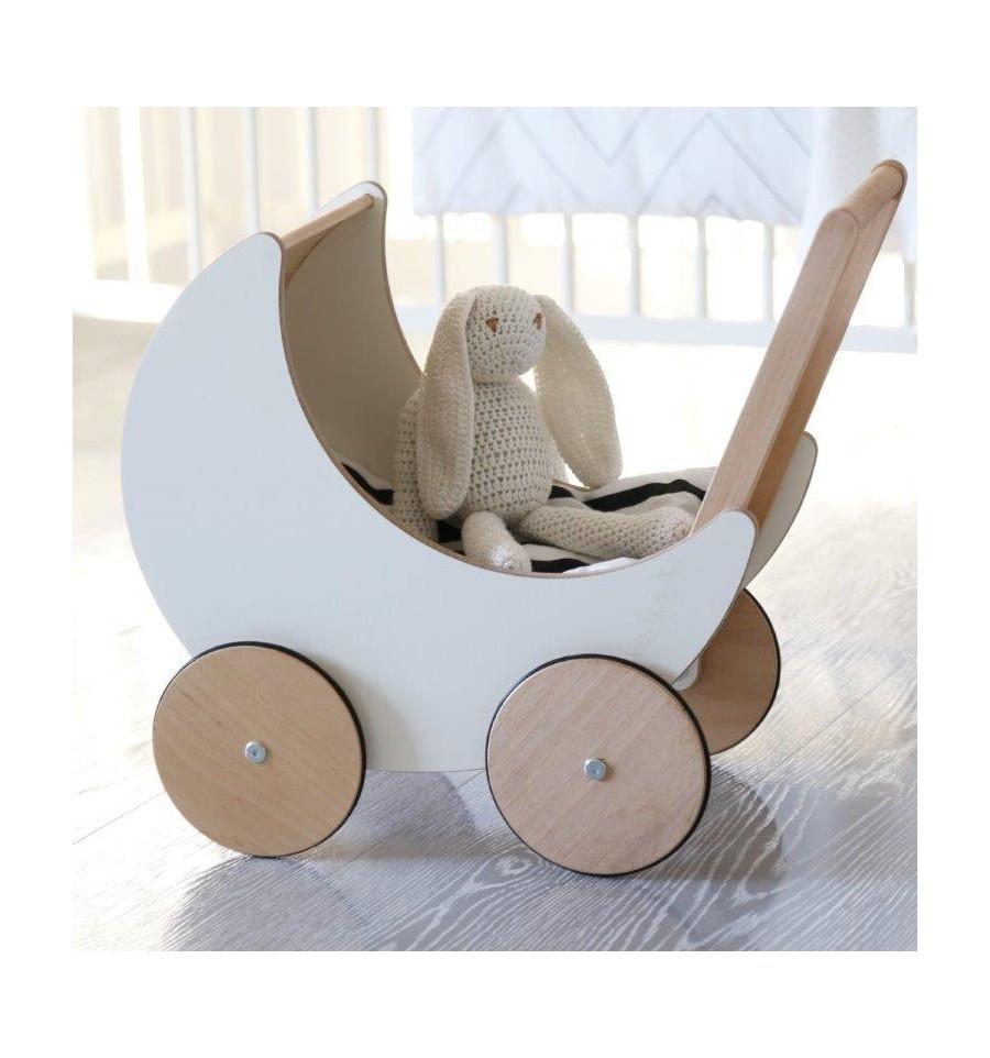 Ooh Noo Toy Pram - White - Scandibørn