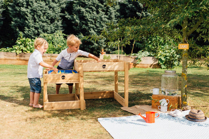Plum Play Sandy Bay Wooden Sand & Water Table