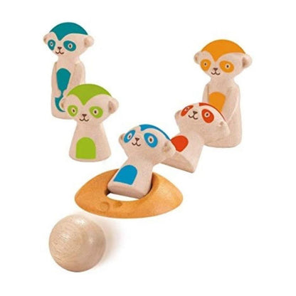 Plan Toys - Meerkat Bowling Set - Scandibørn