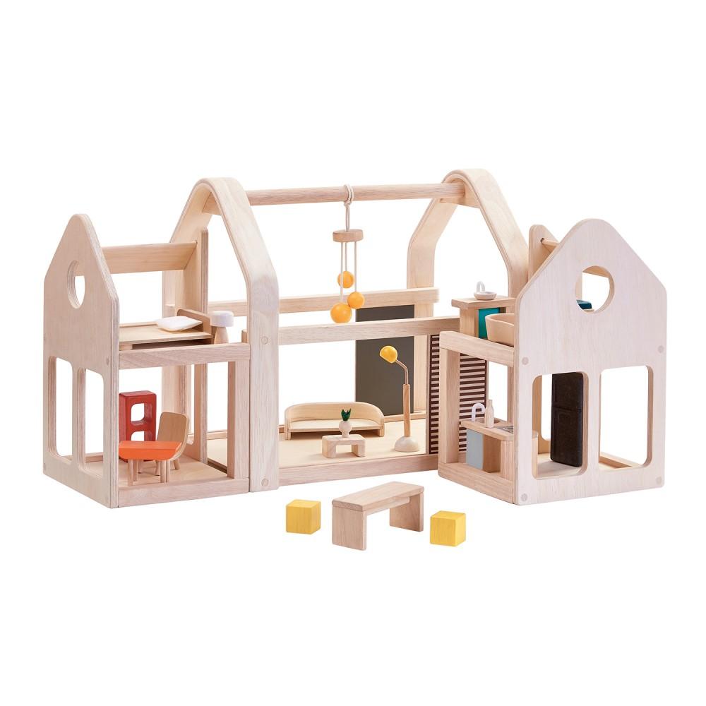 Plan Toys Slide N Go House - Scandibørn
