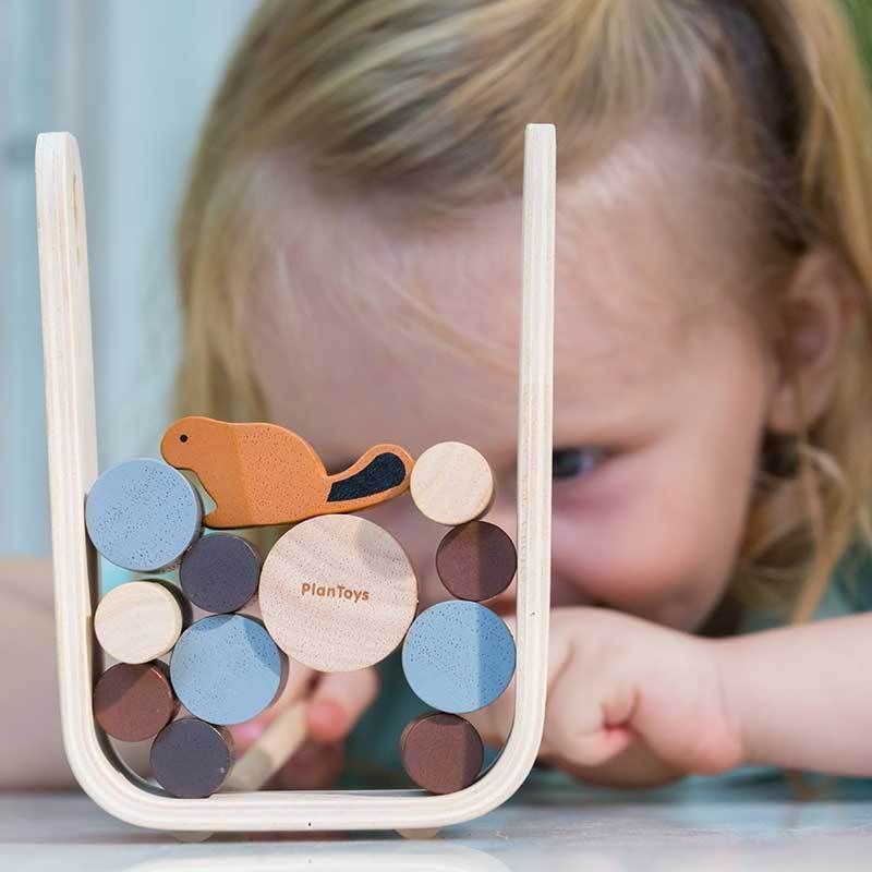Plan Toys Timber Tumble Play Set - Scandibørn