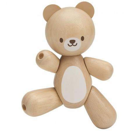 Plan Toys Wooden Toy Bear - Scandibørn