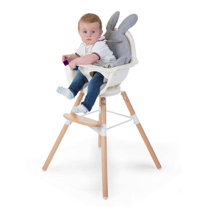 Childhome Rabbit High Chair Cushion Jersey - Grey