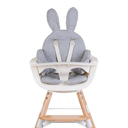 Childhome Rabbit High Chair Cushion Jersey - Grey