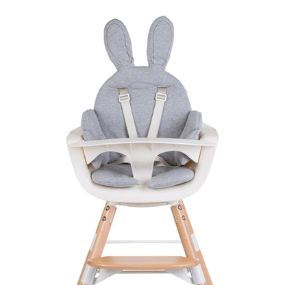 Childhome Rabbit High Chair Cushion Jersey - Grey