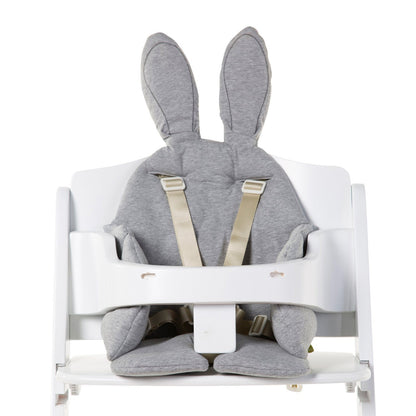 Childhome Rabbit High Chair Cushion Jersey - Grey