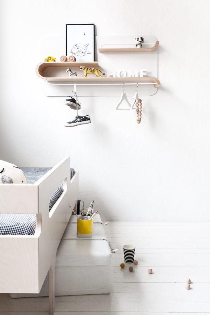 Rafa Kids - L SHELF in Natural & White - Scandibørn