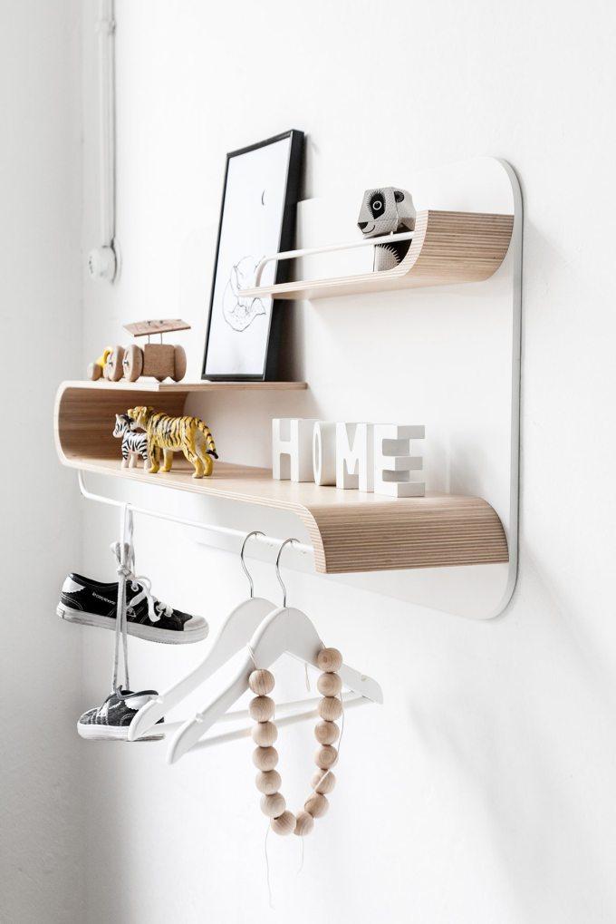 Rafa Kids - L SHELF in Natural & White - Scandibørn