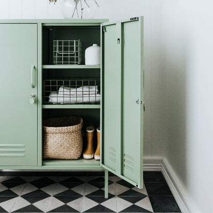 Mustard Made The Midi Storage Locker - Sage Green