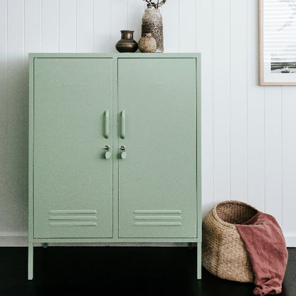 Mustard Made The Midi Storage Locker - Sage Green