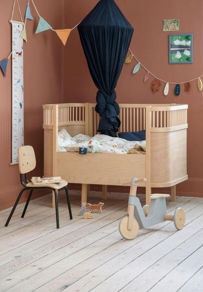 Sebra Bed Canopy in Denim Blue - Scandibørn