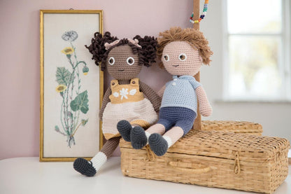 Sebra crochet doll - Poppy - Scandibørn