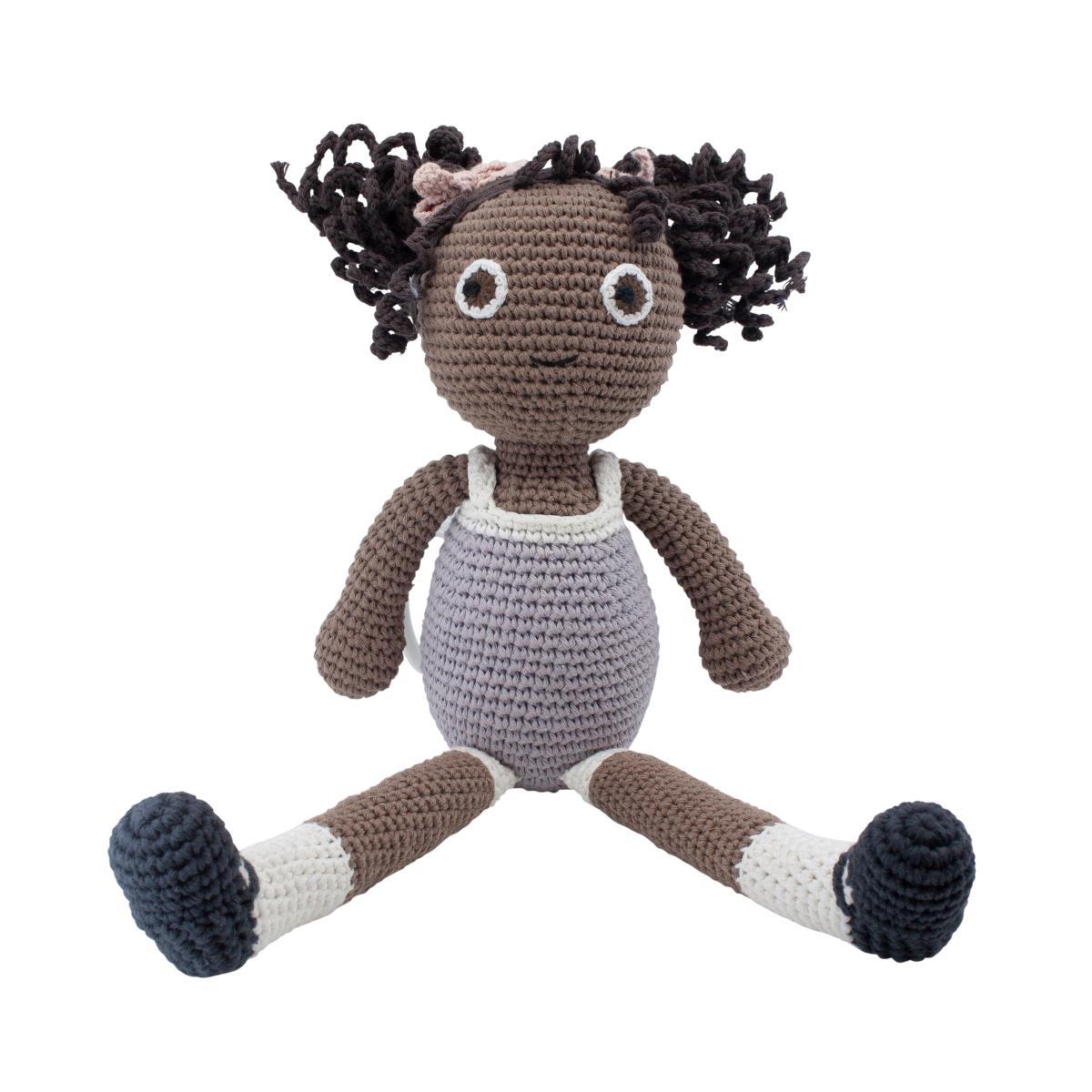Sebra crochet doll - Poppy - Scandibørn