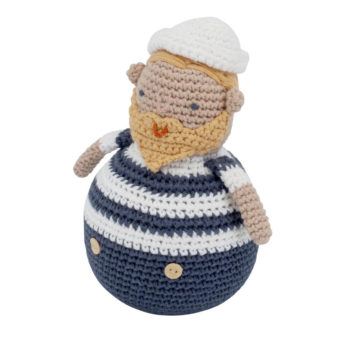 Sebra Crochet Tilting Toy - Seven Seas Sailor - Scandibørn