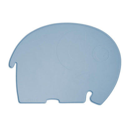 Sebra Elephant Placemat - Powder Blue - Scandibørn