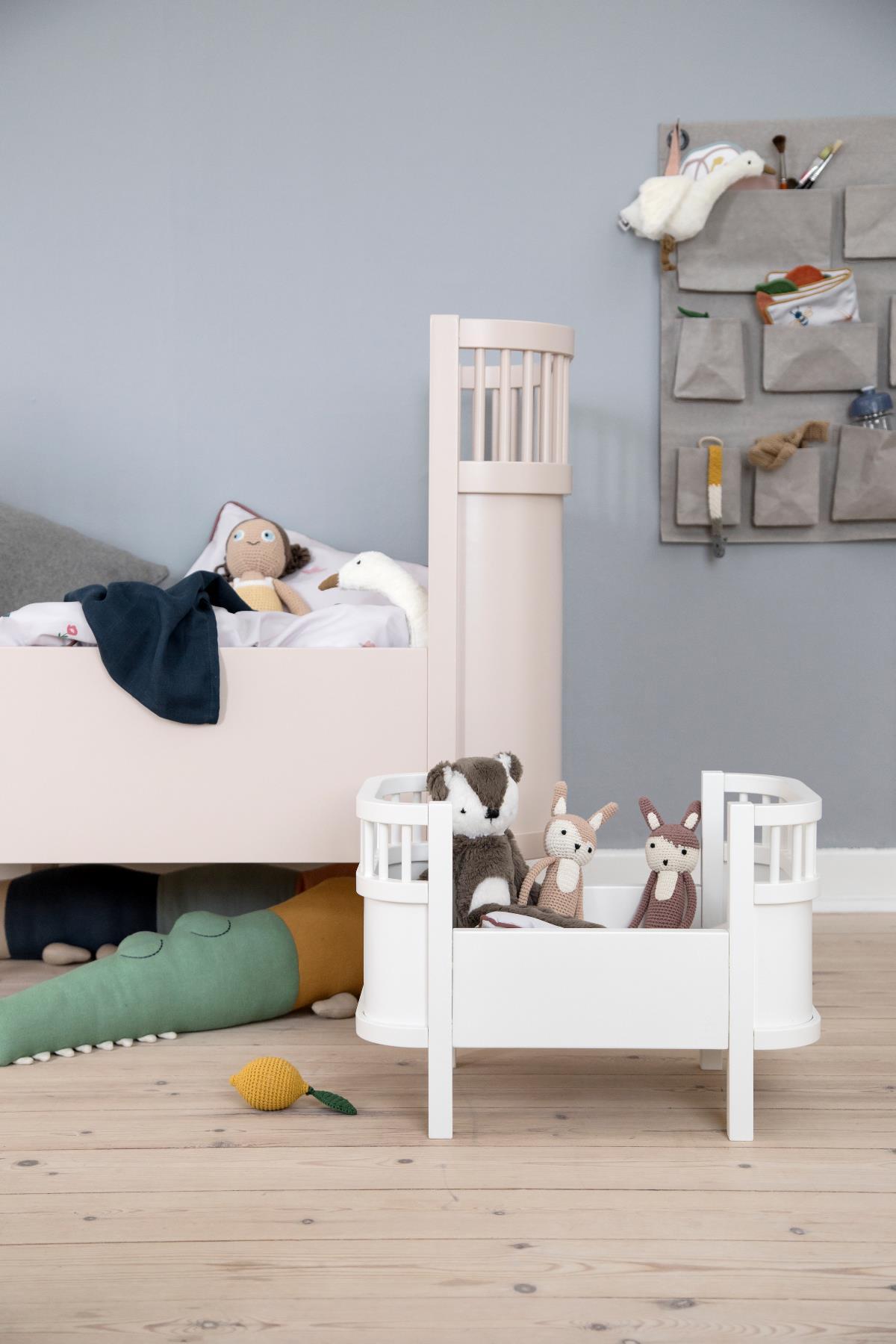 Sebra Juno Cot Bed in Feather Beige - Scandibørn