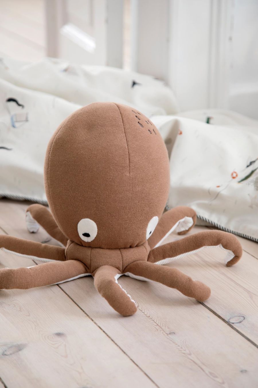 Sebra Morgan the Octopus - Rusty Brown - Scandibørn