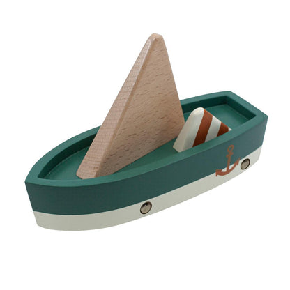 Sebra Wooden Sailing Boat Toy - Scandibørn