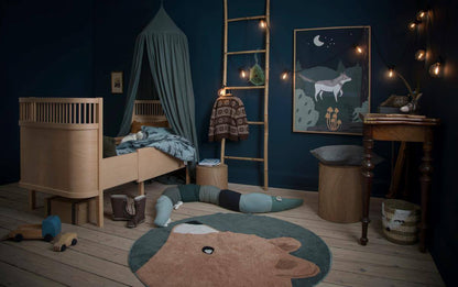 Sebra Woven Carpet - Woody the Bear - Scandibørn