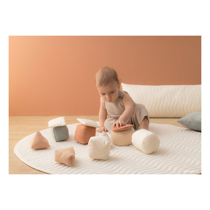 Nobodinoz Baby Soft Activity Cubes - Set of 11 Shapes