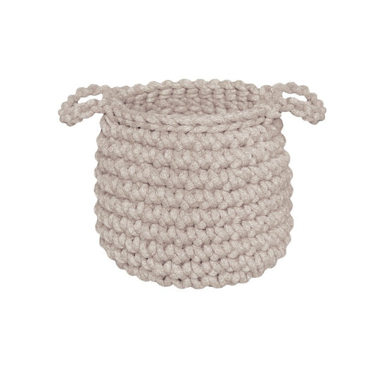 Zuri House Crochet Basket (Small) - Beige