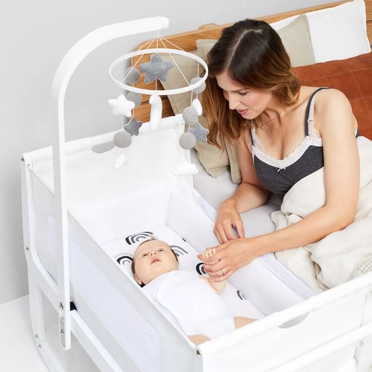 Snüz Baby Mobile - White - Scandibørn