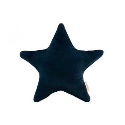 Nobodinoz Aristote Star Velvet Cushion - Night Blue