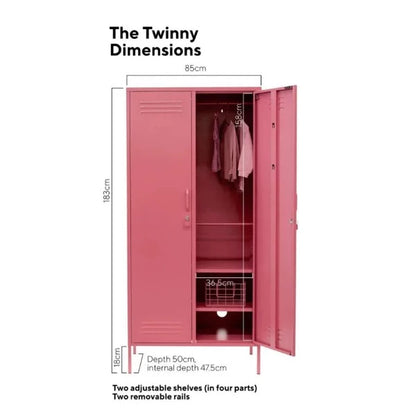 Mustard Made The Twinny Storage Locker - Berry Pink