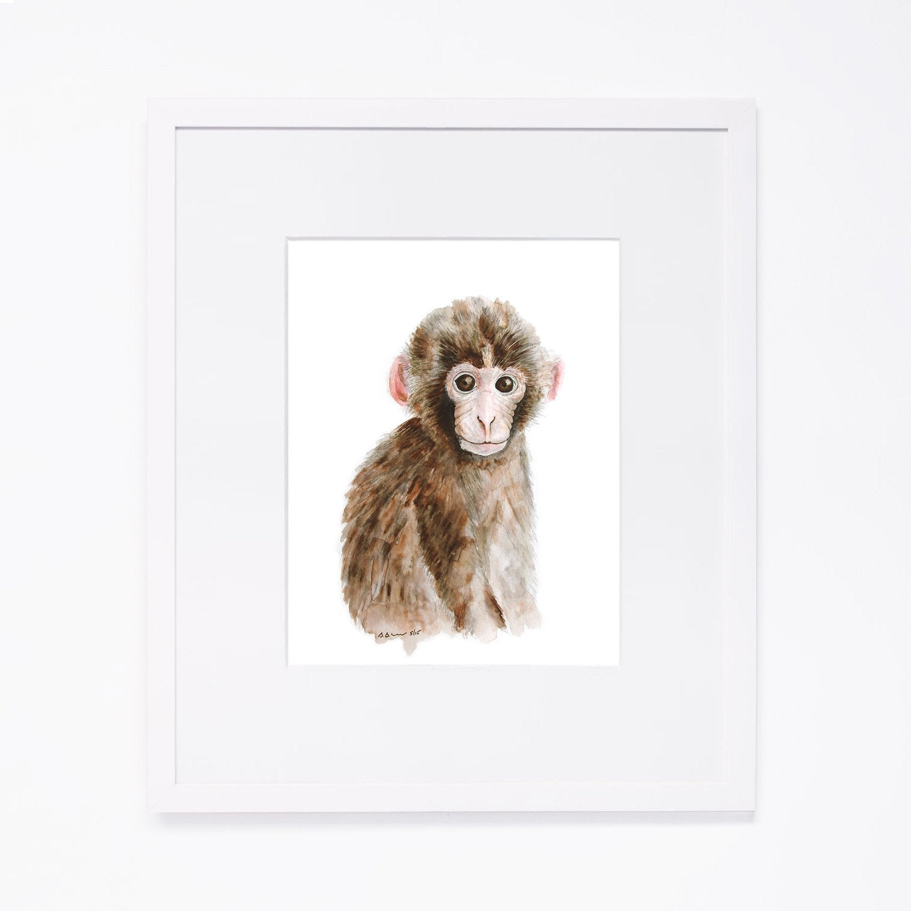 Tiny Toes Baby Monkey Portrait - Scandibørn