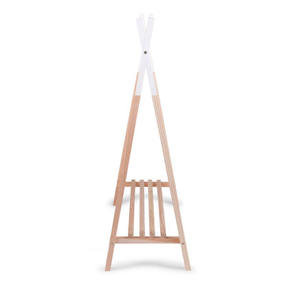 Childhome Tipi Open Clothes Stand - Natural/White