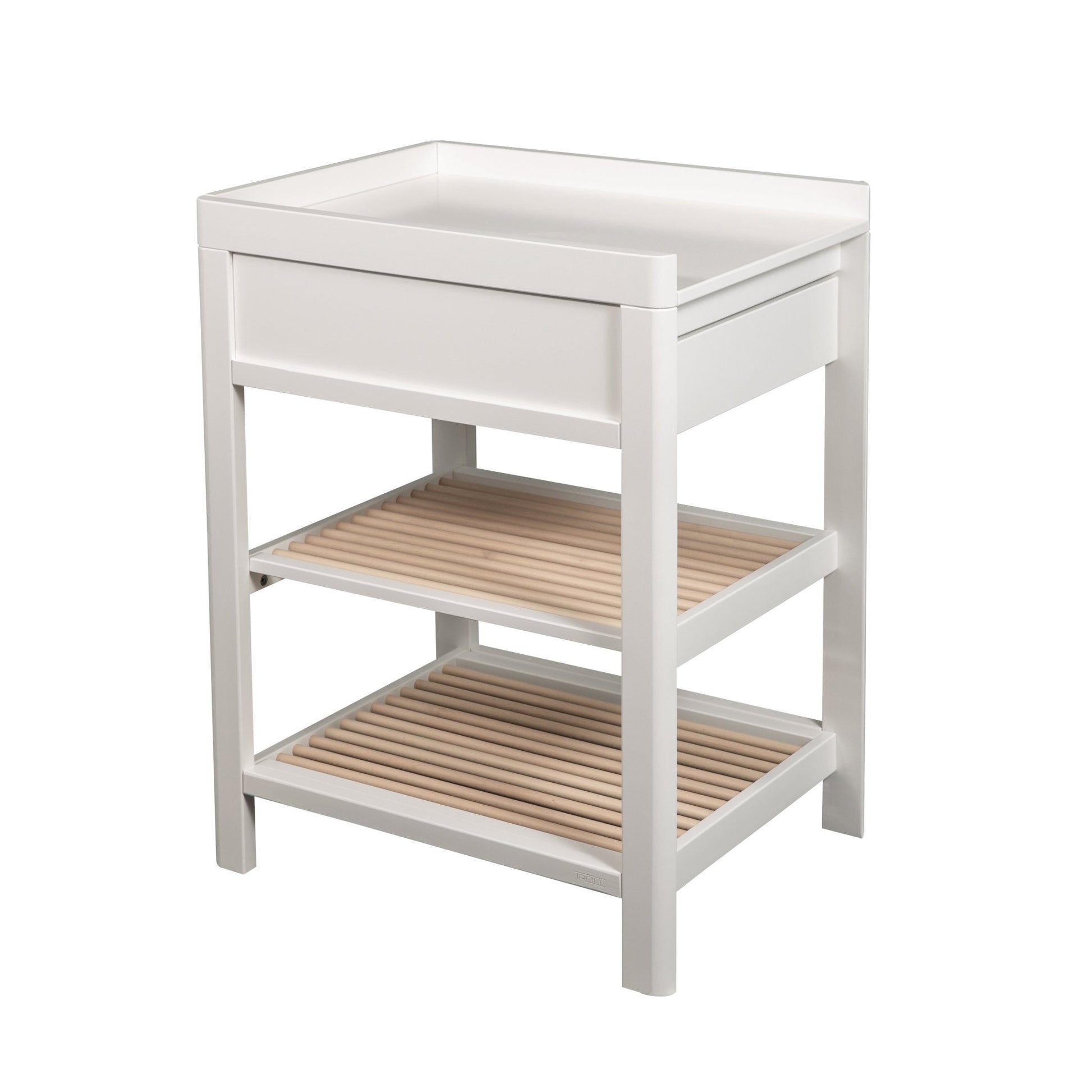 Troll Lukas Changing Table - White/Natural - Scandibørn