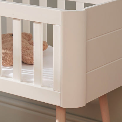 Troll Retro Crib - White/Natural - Scandibørn