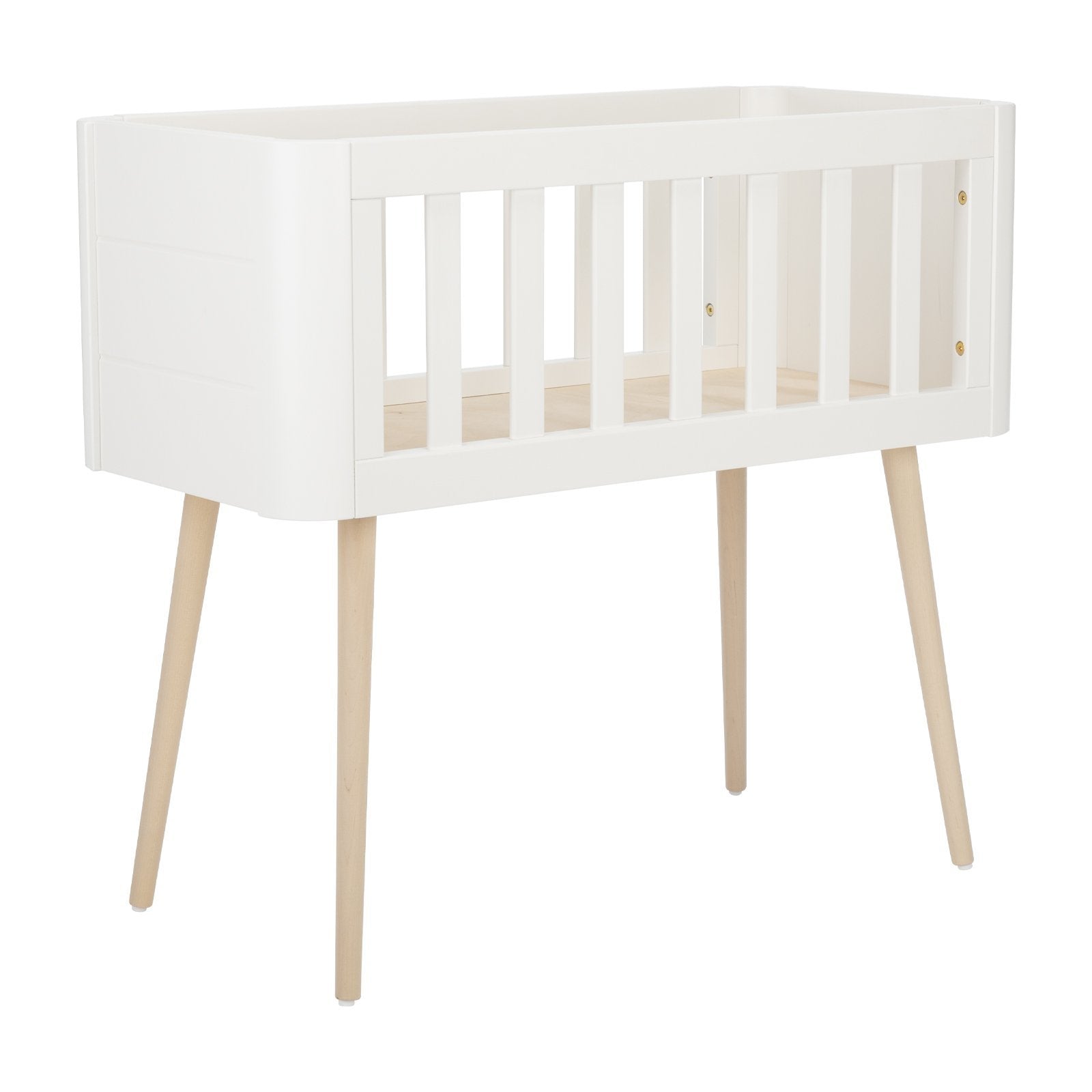 Troll Retro Crib - White/Natural - Scandibørn