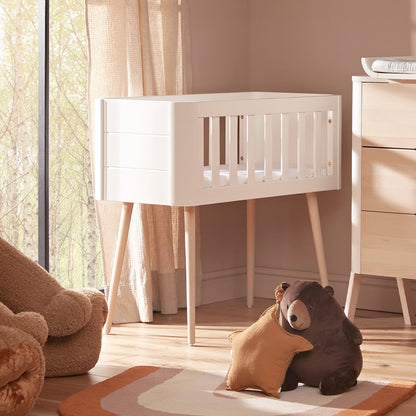 Troll Retro Crib - White/Natural - Scandibørn