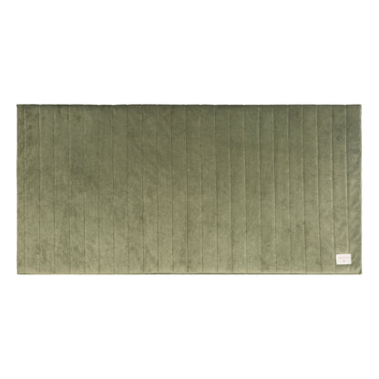 Nobodinoz Zanzibar Velvet Play Mattress - Olive Green