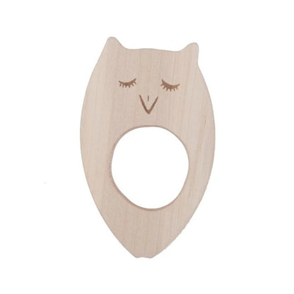 Wooden Story Teether Owl - Scandibørn