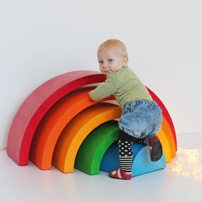 Grimm's Giant Rainbow Toy (5 Piece) - Child Sized!